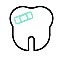 repairs repairing teeth icon, elevate dental, san antonio