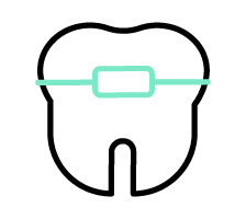 straightening straightening teeth icon, elevate dental, san antonio