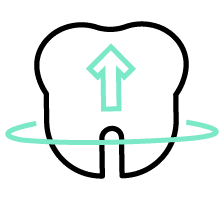 surgery surgery tooth icon, elevate dental, san antonio